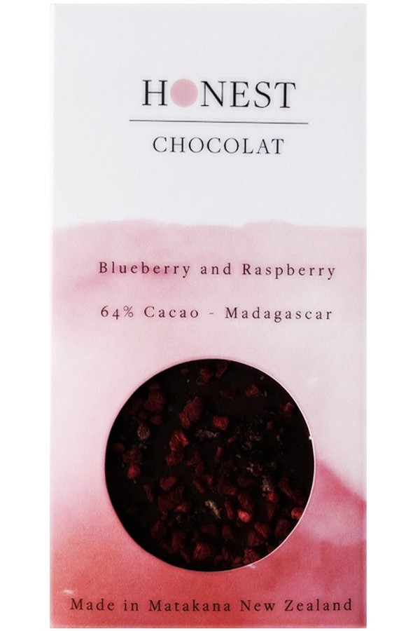 Honest Blueberry And Raspberry Chocolate