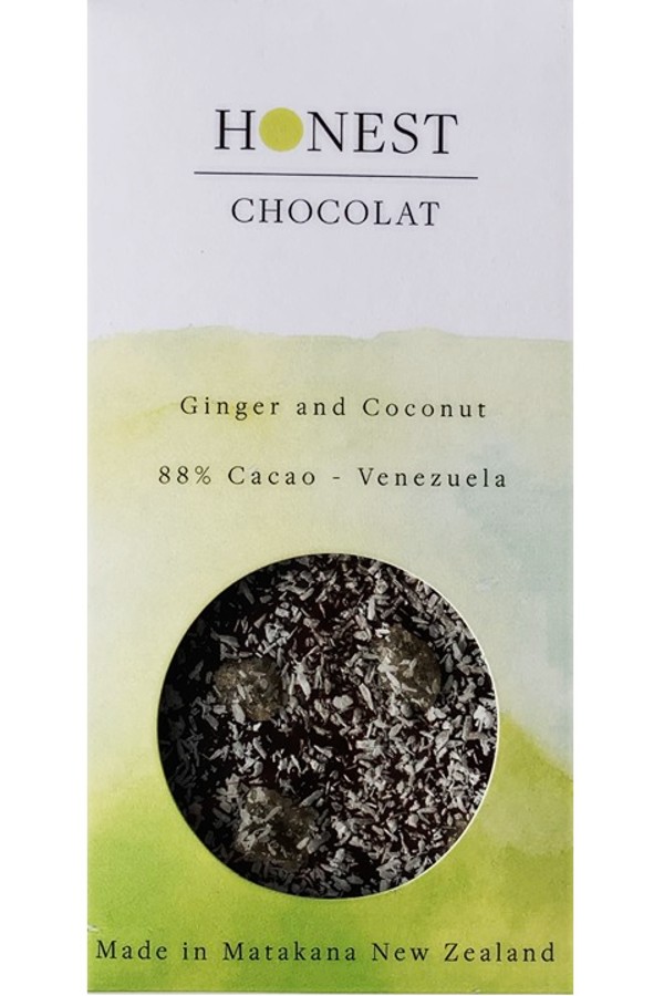 Honest Ginger And Coconut Chocolate