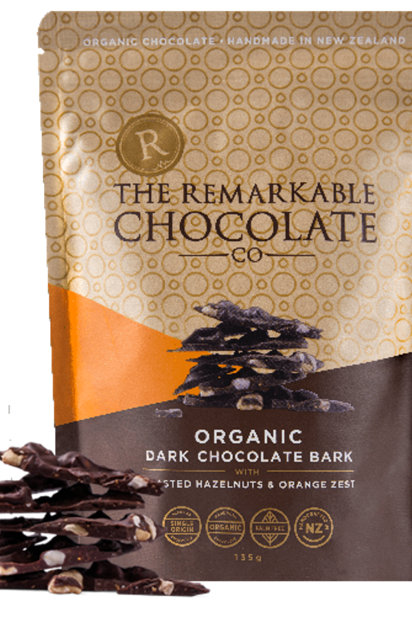 Remarkable Chocolate Bark –  Orange & Hazelnut